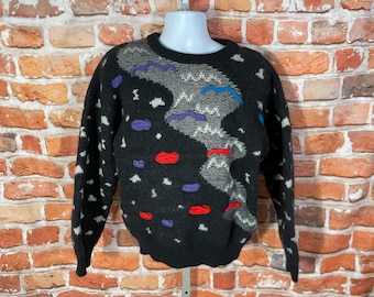 vintage 90s Kalaroo heavy wool textured Australian sweater fits M