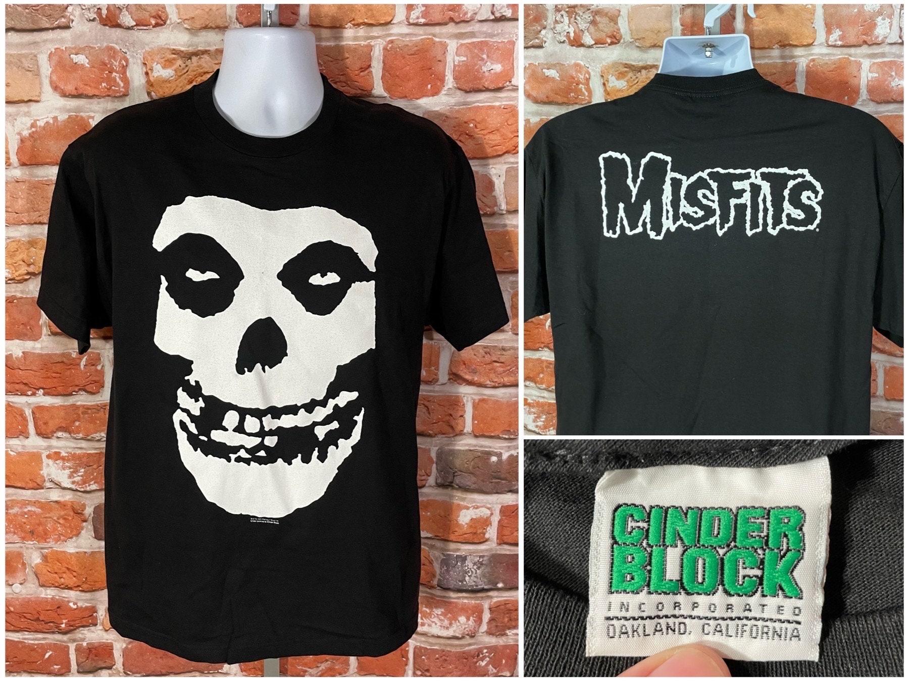 稀少! Misfits CINDER BLOCK スカル Tシャツ 00s - メルカリ
