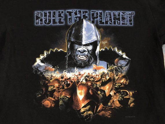 Planet of the Apes - Rule the Planet - Vintage Movie Promo Shirt 
