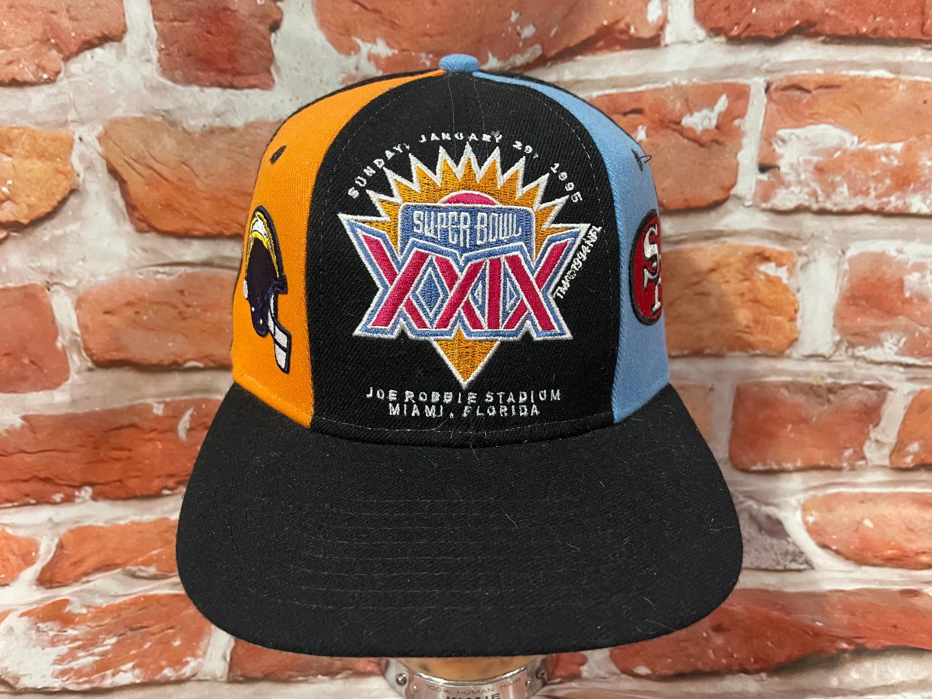 Vintage Super Bowl XXIX Drew Pearson Quad Snapback Hat - San
