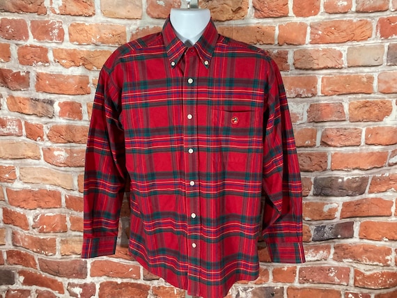 Vintage 90s Duck Head Lumberjack Plaid Oxford Button up