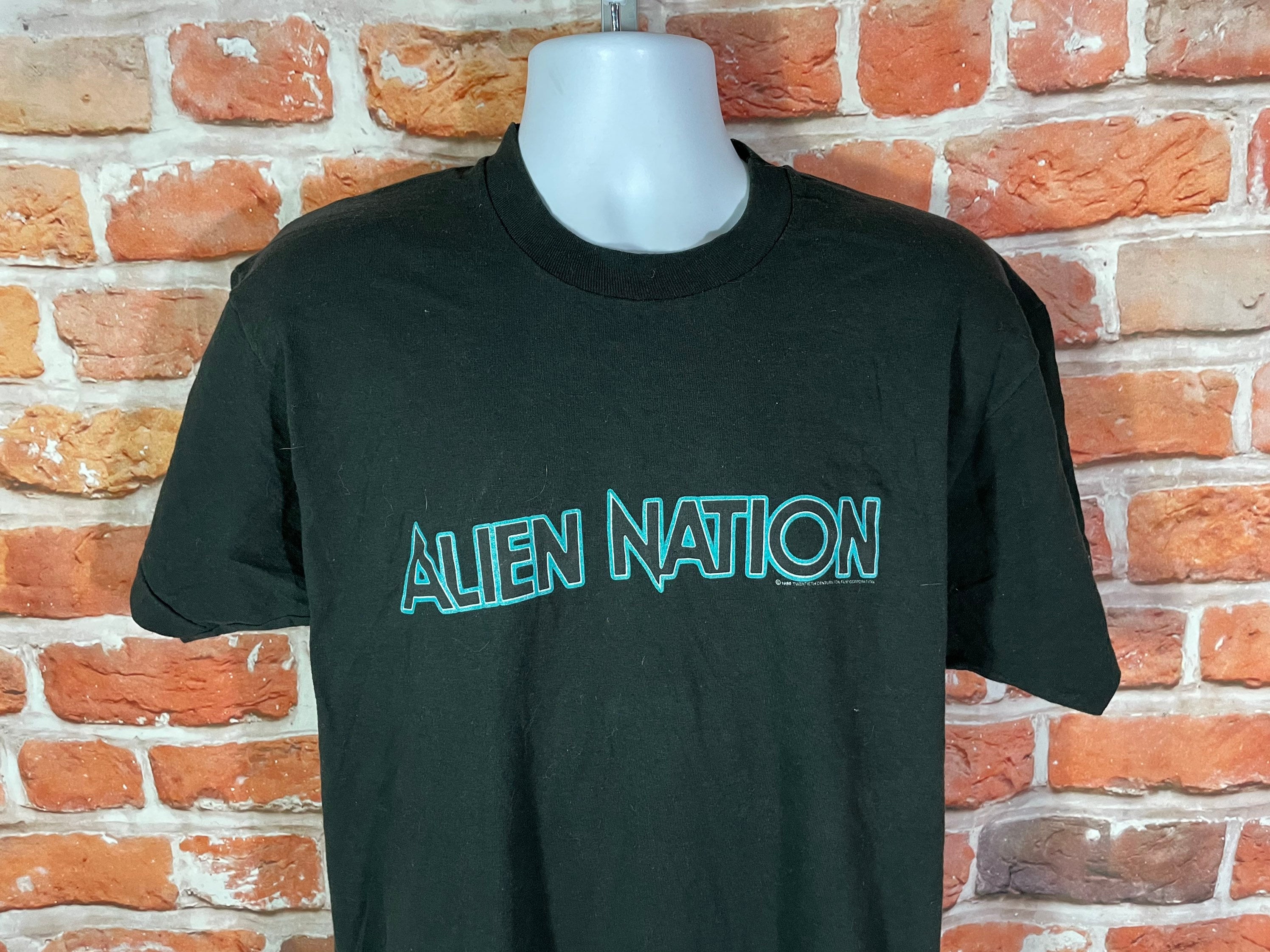 Vintage 1988 Alien Nation Movie Promo Shirt - Sz L - 80s Sci Fi