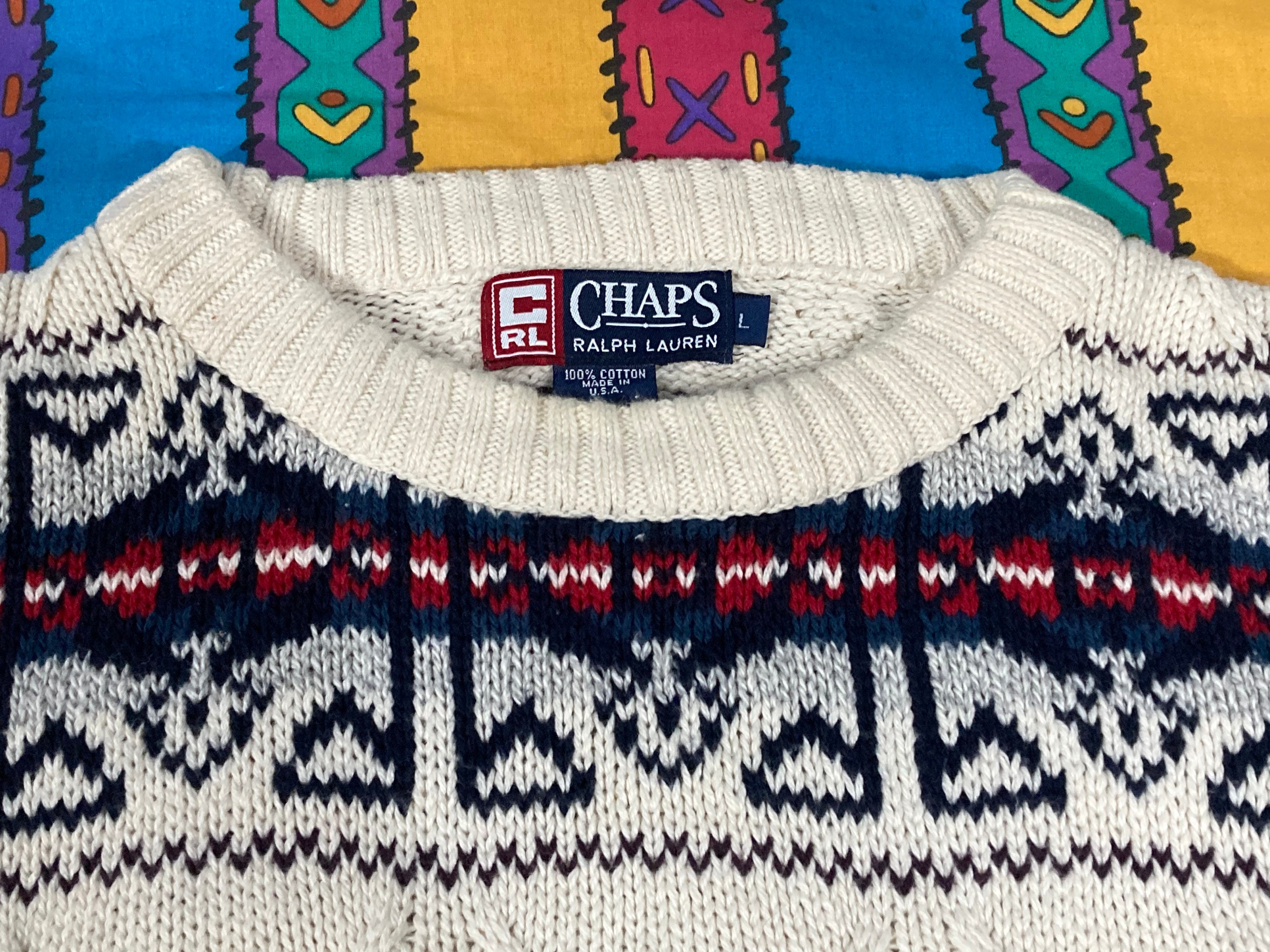 Vintage 90s Chaps Ralph Lauren Sweater 