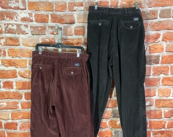 Corduroy Baggy Pants - Etsy