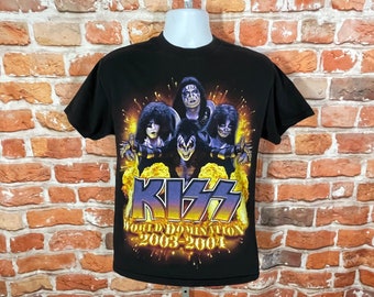 Vintage Kiss Domination Tour Shirt - Fits M/S - Y2k Concert Tee - Etsy