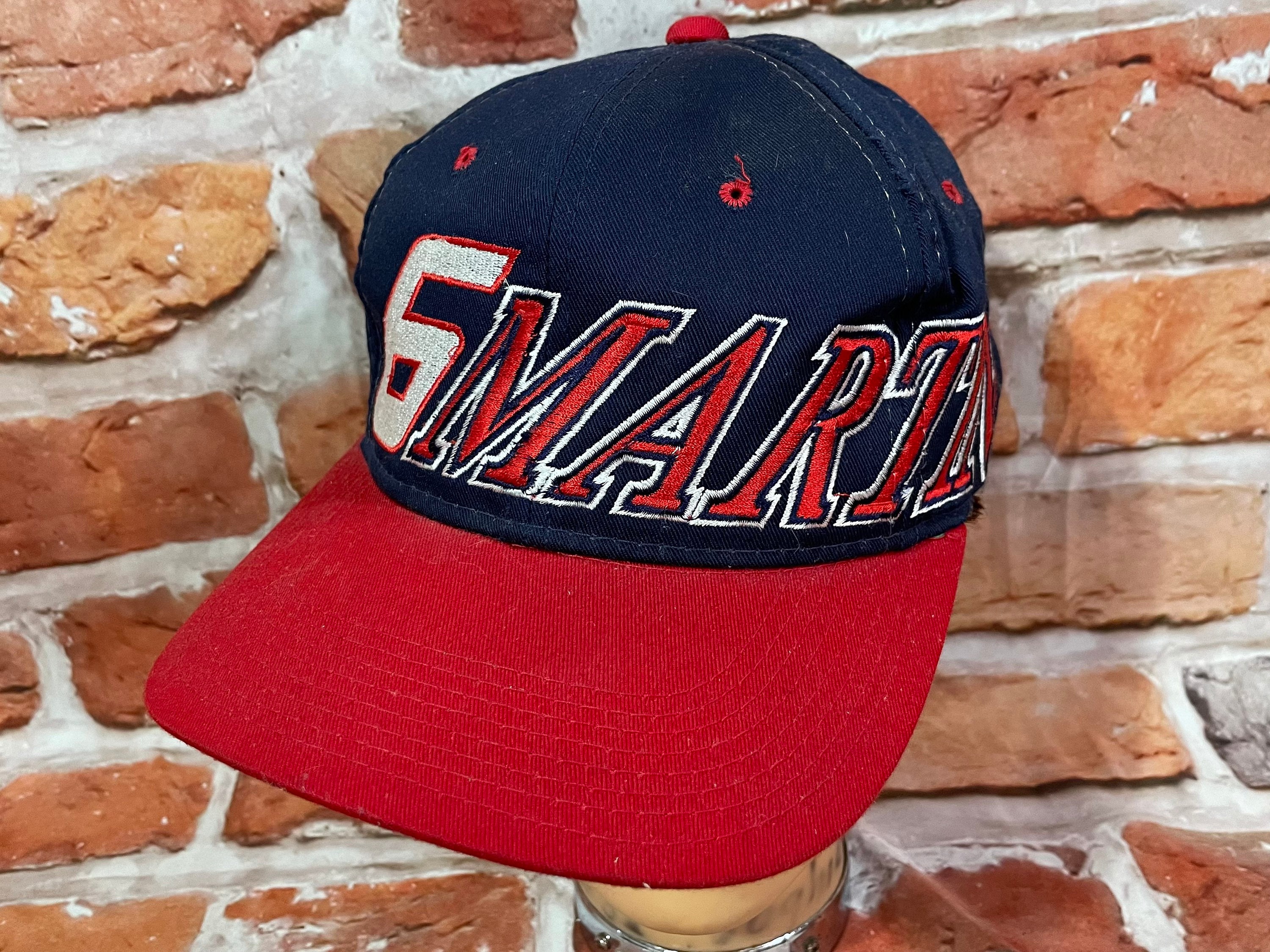 Vintage 90s Mark Martin Wrap Around Spellout Snapback Hat - Nascar