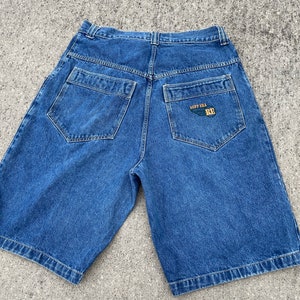 vintage Ruff Era baggy wide leg jean shorts - sz 38 - hip hop skater grunge y2k 90s