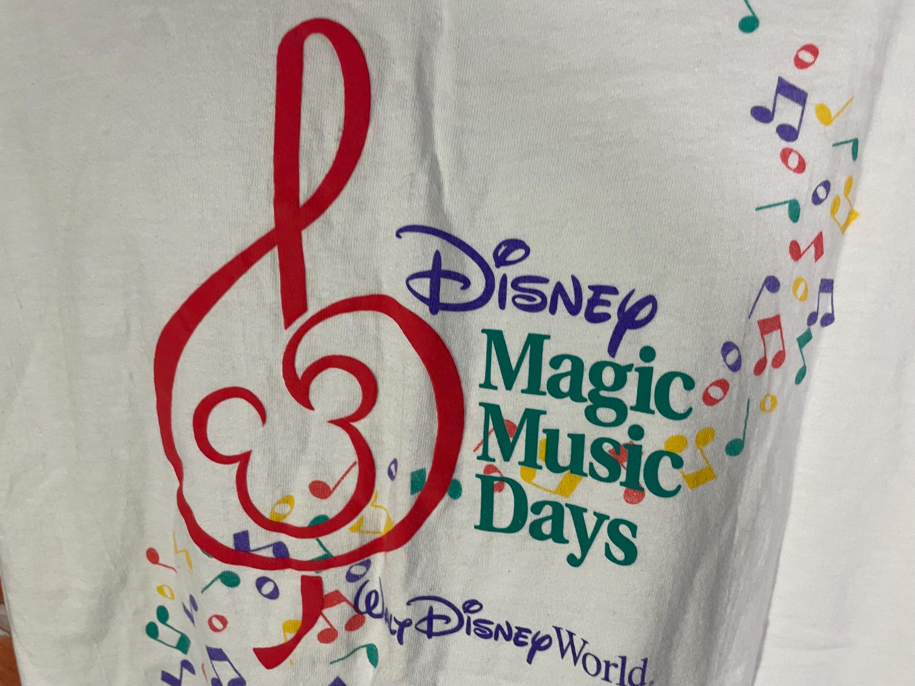 Vintage Disney World Magic Music Days Shirt - Sz XL - 90s Mickey
