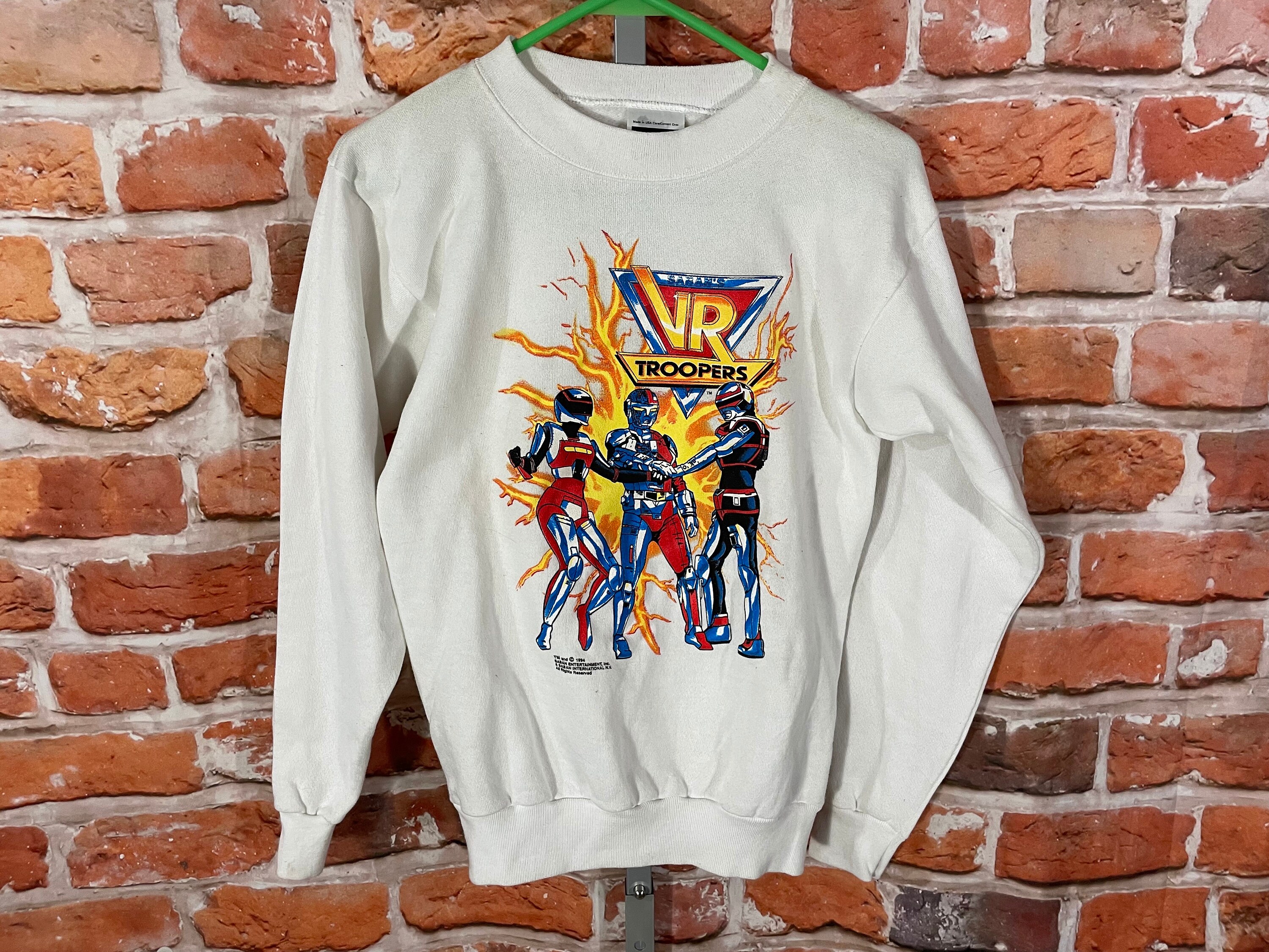 Deadstock 1994 Saban s VR Troopers Sweatshirt Youth Sz L Power Rangers 90s Etsy UK