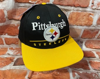 Vintage NWT Pittsburgh Steelers Starter Pro Line Snapback Hat