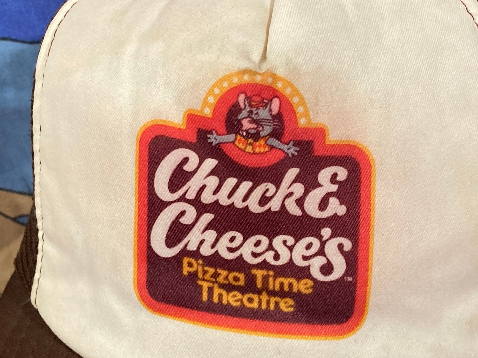 Vintage 80s Chuck E Cheese mesh trucker snapback hat emo Etsy