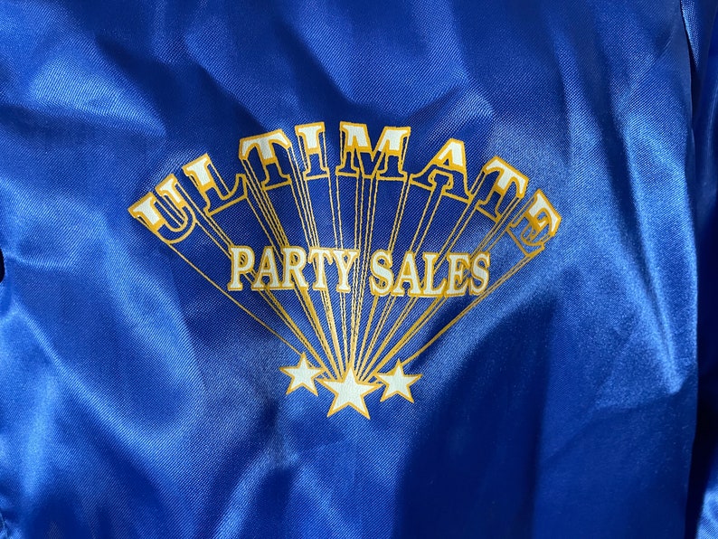 Tupperware Jacket Vintage Tupperware Ultimate Party Sales Satin Bomber Jacket - Sz XL ...