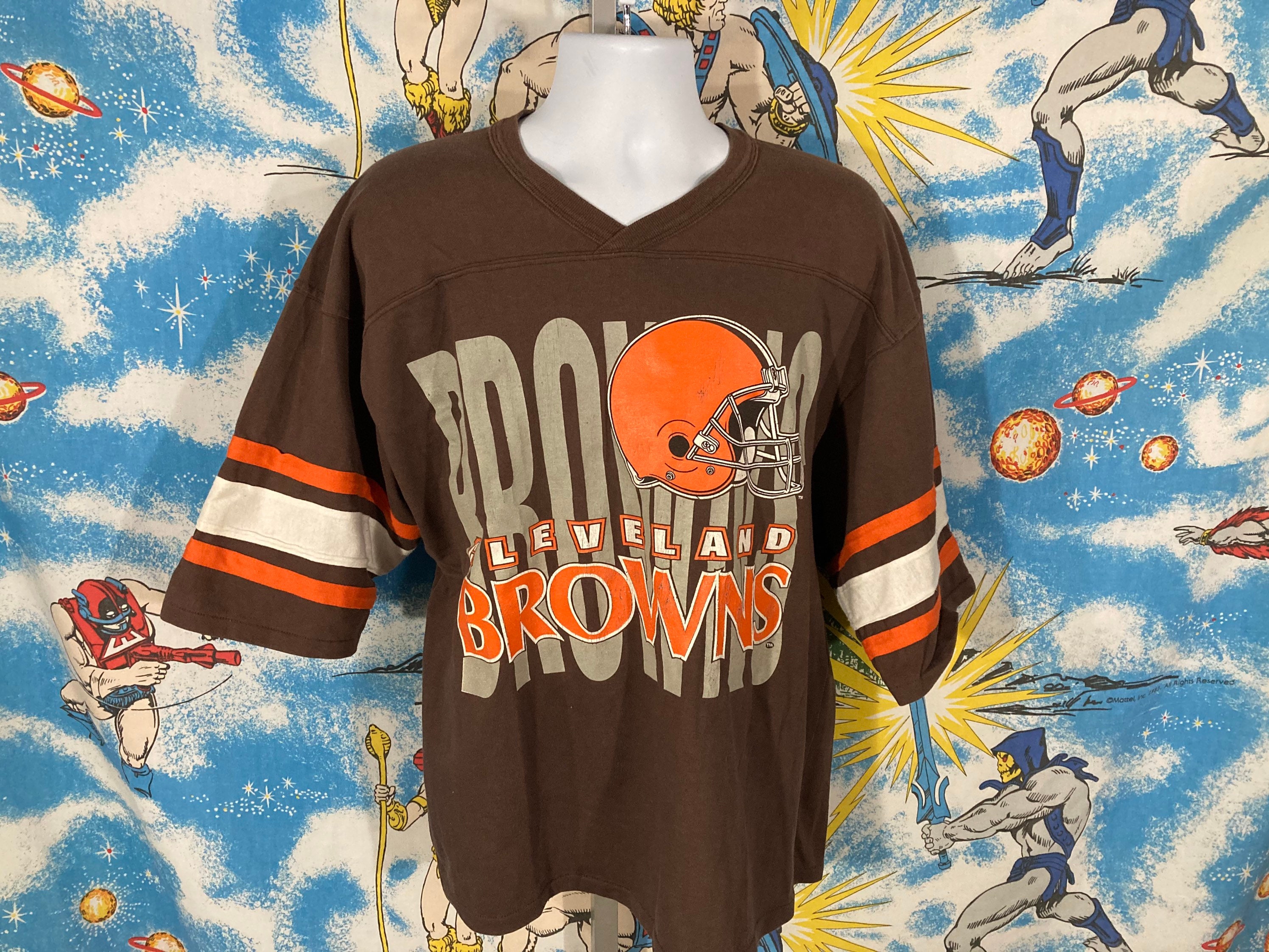 Vintage 80s 90s Cleveland Browns Football Jersey Shirt tagged -   Ireland