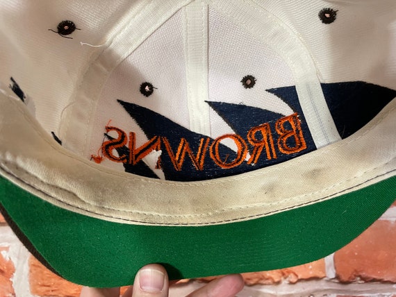 vintage 90s Cleveland Browns Sharktooth snapback … - image 5