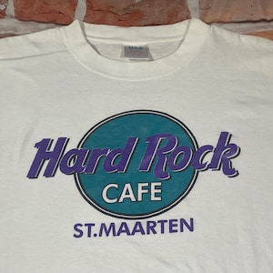 vintage Hard Rock Cafe St Maarten shirt - fits L - 80s 90s tourist grunge
