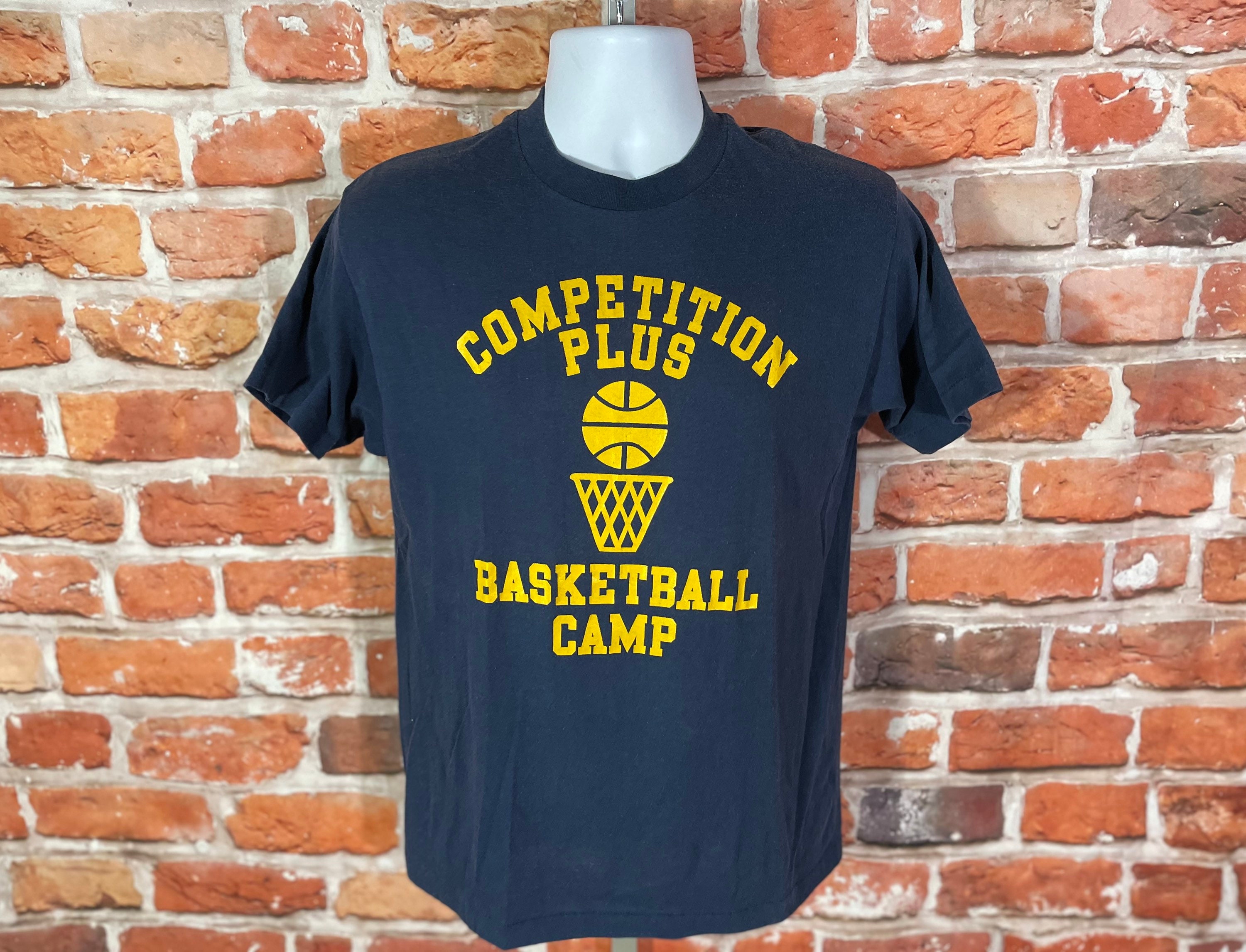 Vintage 80s Competition Plus Basketball Camp T-shirt Sz M - Single