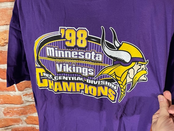 vintage 1998 Minnesota Vikings shirt - sz 3XL - 9… - image 3