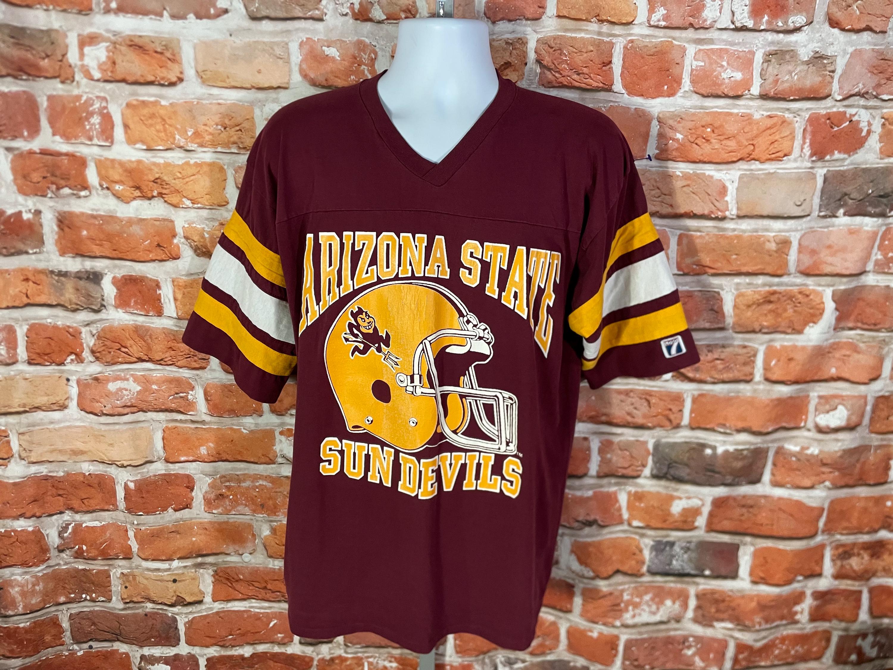 Vintage Arizona State Sun Devils Football Jersey Shirt Sz XL - Etsy