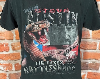 vintage WWF Stone Cold Steve Austin shirt - Youth sz L - Rattlesnake 90s wrestling tee