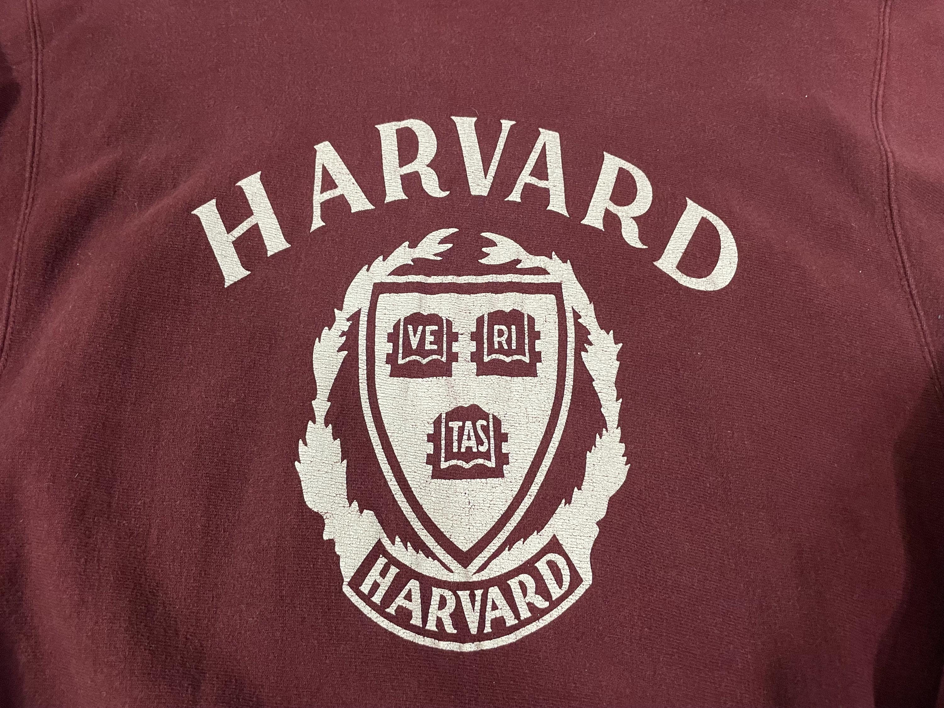 Vintage 80s Harvard Champion Reverse Weave Crewneck Sweatshirt 