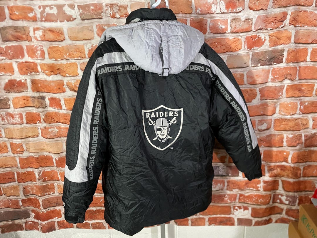 Vintage 90s Triple Fat Goose LA Raiders Jacket Fits L/XL Down