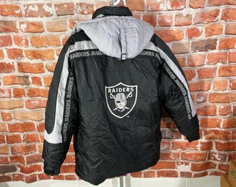 Los Angeles Raiders Vintage 90s Triple FAT Goose Down Jacket