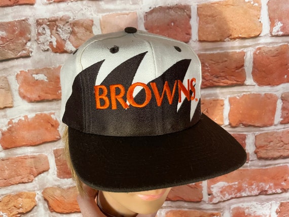 vintage 90s Cleveland Browns Sharktooth snapback … - image 1