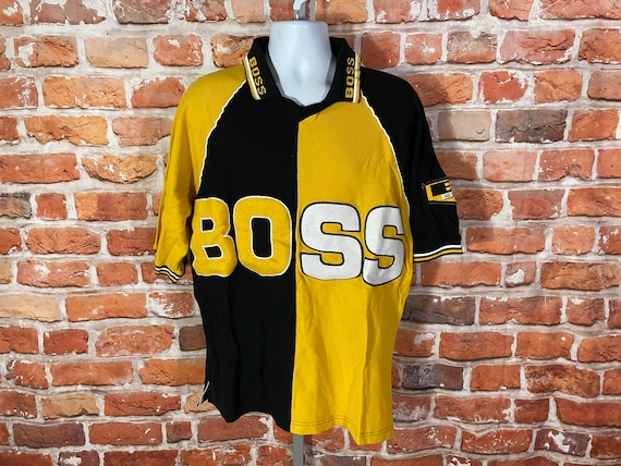 Buy Vintage 90s BOSS by IG Polo Shirt W Big Spellout - Sz XL - Hip 