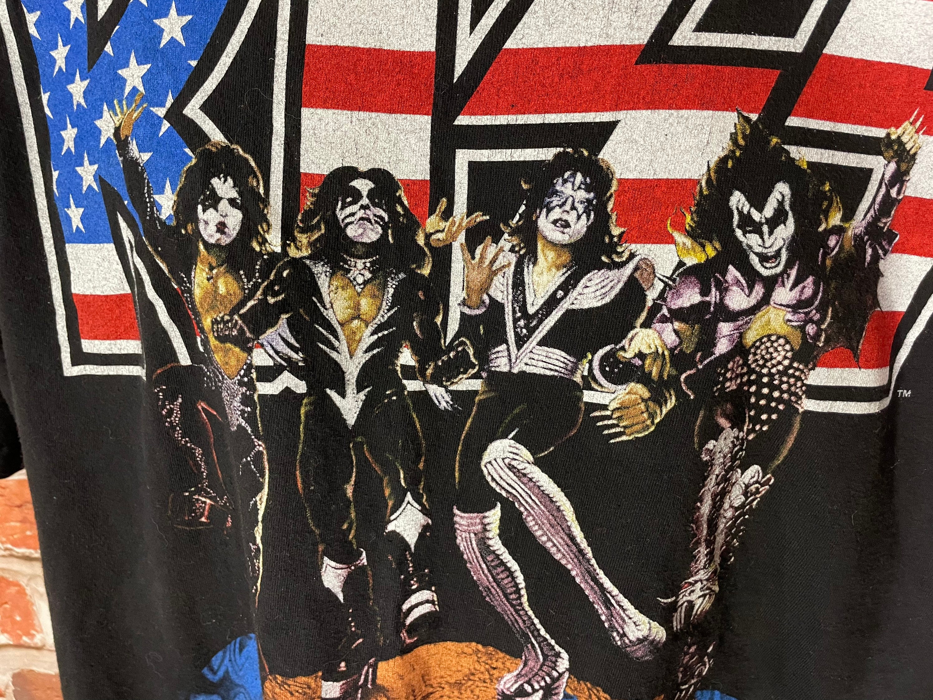 Vintage 96-97 Kiss Alive Worldwide Tour Shirt - Pittsburgh Vintage 96-97 Kiss Alive Worldwide Tour Shirt - Pittsburgh