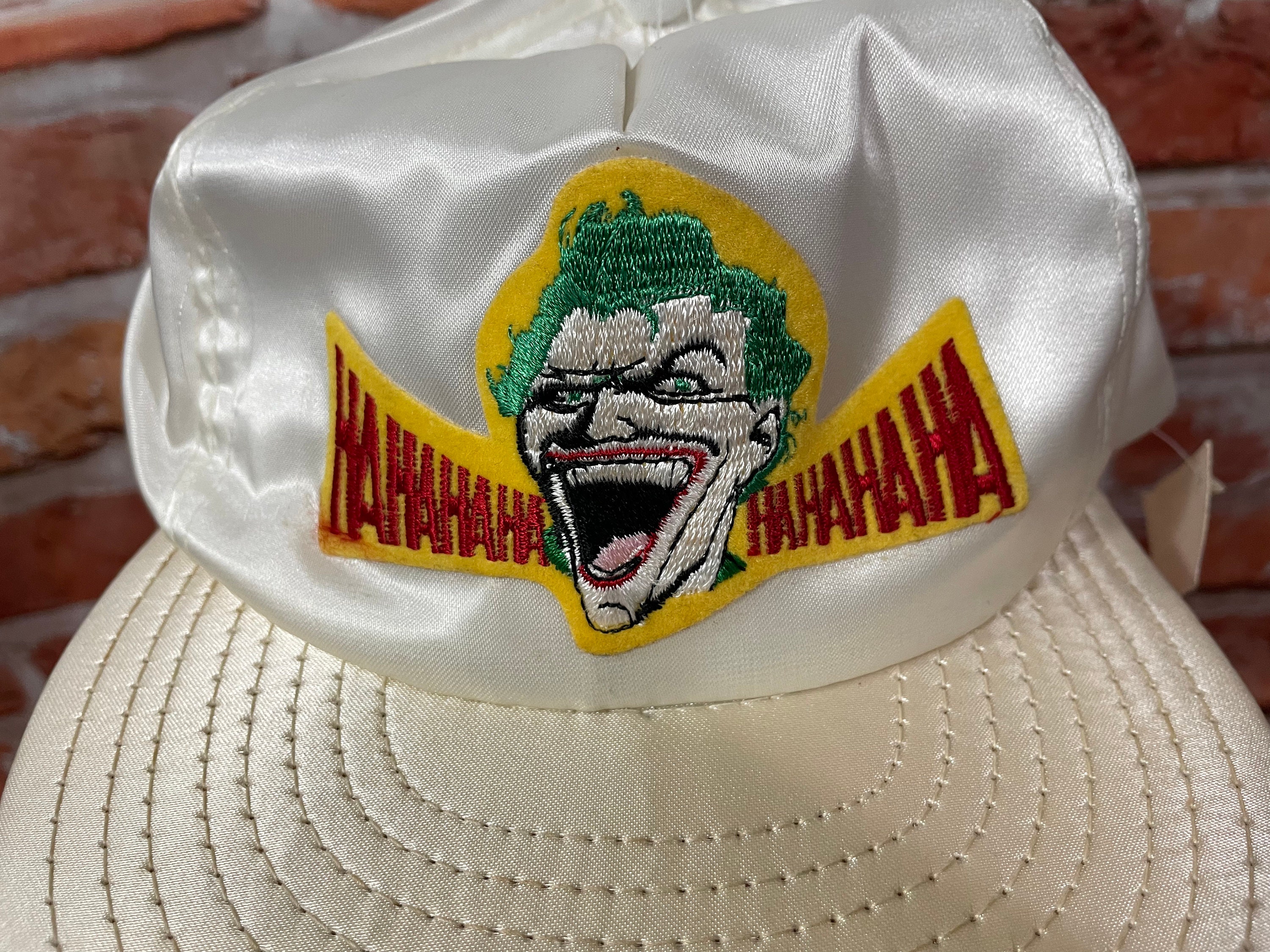 Vintage 80s Joker Satin Snapback Hat - Nos Rare - Toys R Us Movie