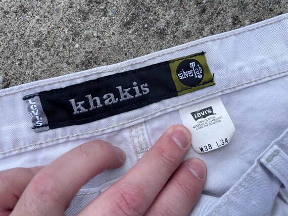 Vintage 90s Levi's Silver Tab Khaki Pants: Baggy Chino (38x34) - Etsy