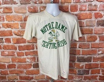 vintage 80s Notre Dame Fighting Irish Champion football jersey shirt - sz M