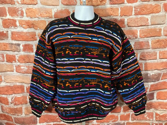 Authentic Coogi Textured Wool Sweater 