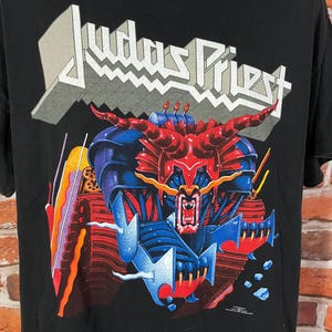 Vintage 90s Judas Priest Shirt Sz XL Defenders of the Faith
