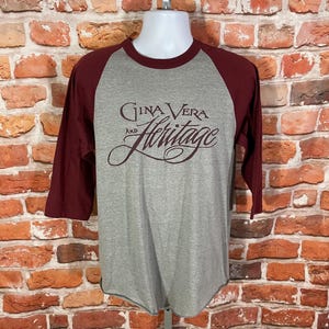 Vintage 80s Raglan Ringer Tee: Soft Thin Christian Gospel Shirt fits M/L
