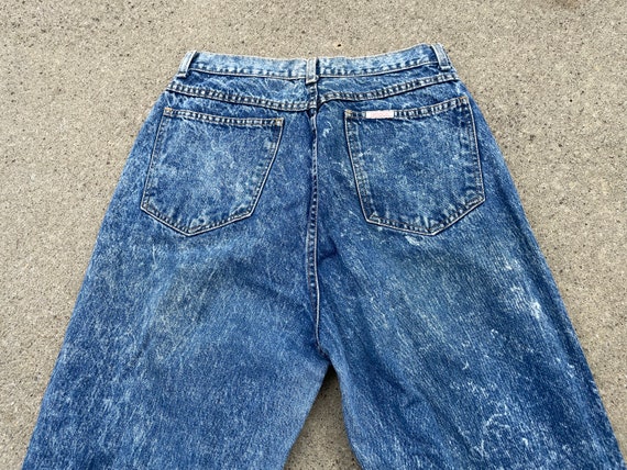 vintage 80s 90s Sasson acid wash mom jeans - sz 1… - image 5