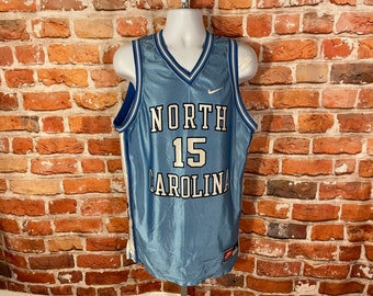 vintage Vince Carter North Carolina basketbaltrui - maat L - jaren '90