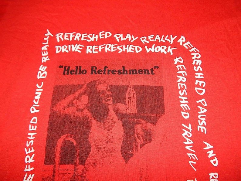 1980s vintage COCA COLA single stitch shirt deadstock w tags coke pepsi tee tshirt