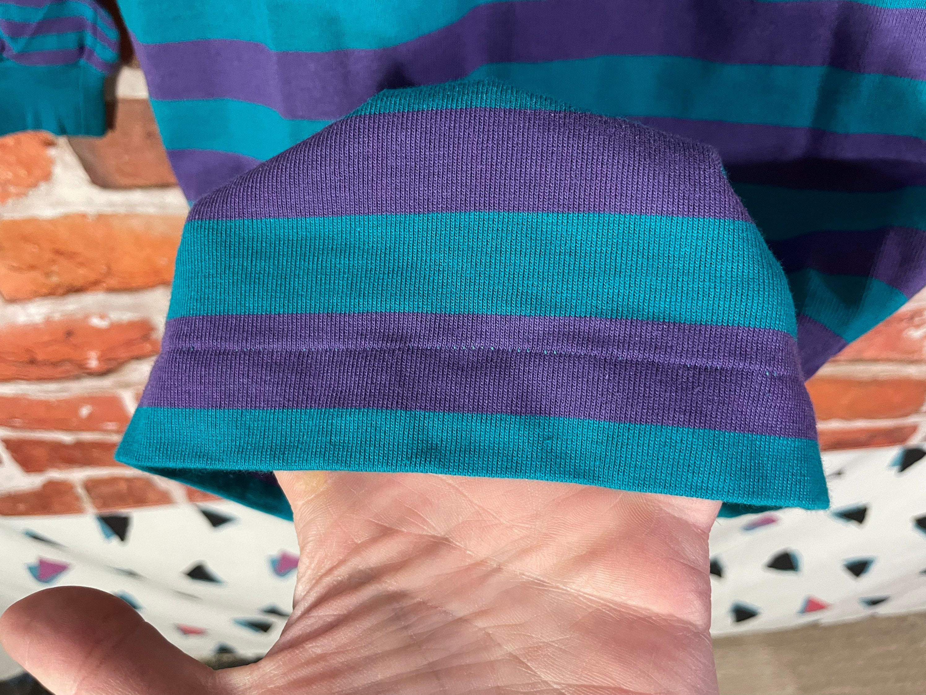 Vintage 90s Lands End Striped 90s LANDS