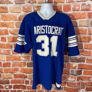 vintage Aristocrat football jersey - sz L - grunge emo 80s 90s Russell Athletic