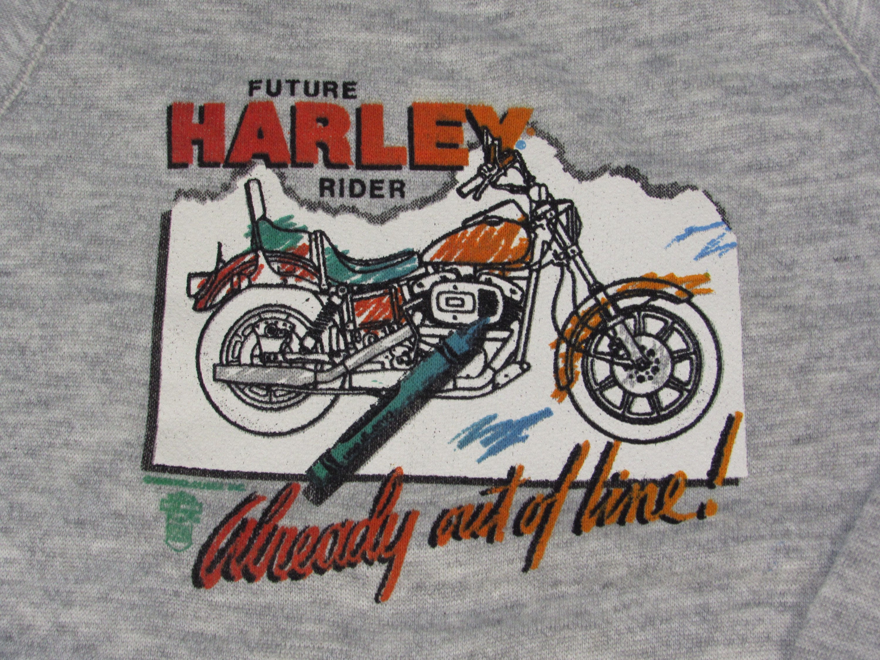 Vintage 80s BOYS/KID Harley Davidson - Future Harley Rider