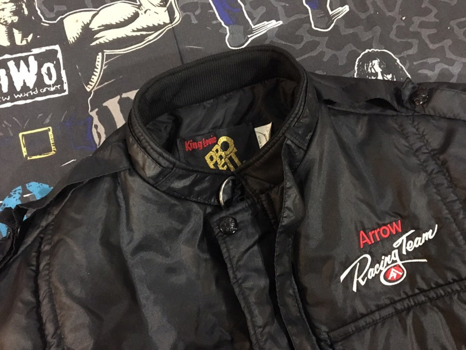 Arrow Racing Team 1980s Puffer Jacket King Louie Pro Fit - Etsy