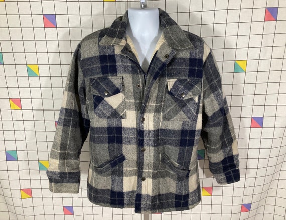 Vintage 70s Sherpa Lined Wool Blend 