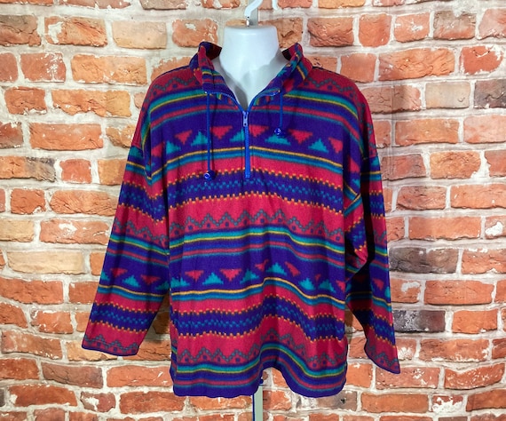 90s fleece pullover sales