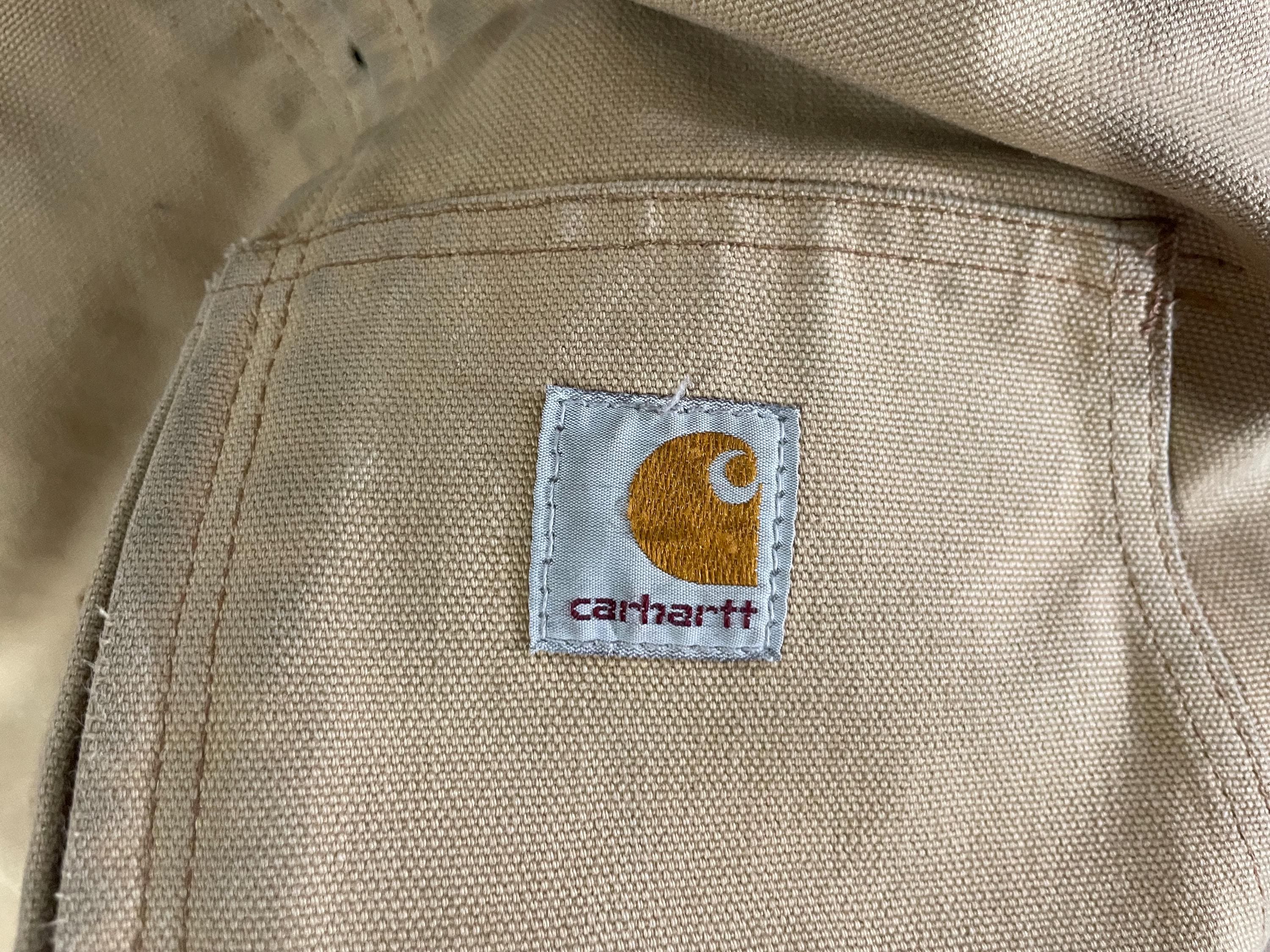 Faded Vintage Carhartt Insulted J140 Work Jacket - Sz XL - Canvas