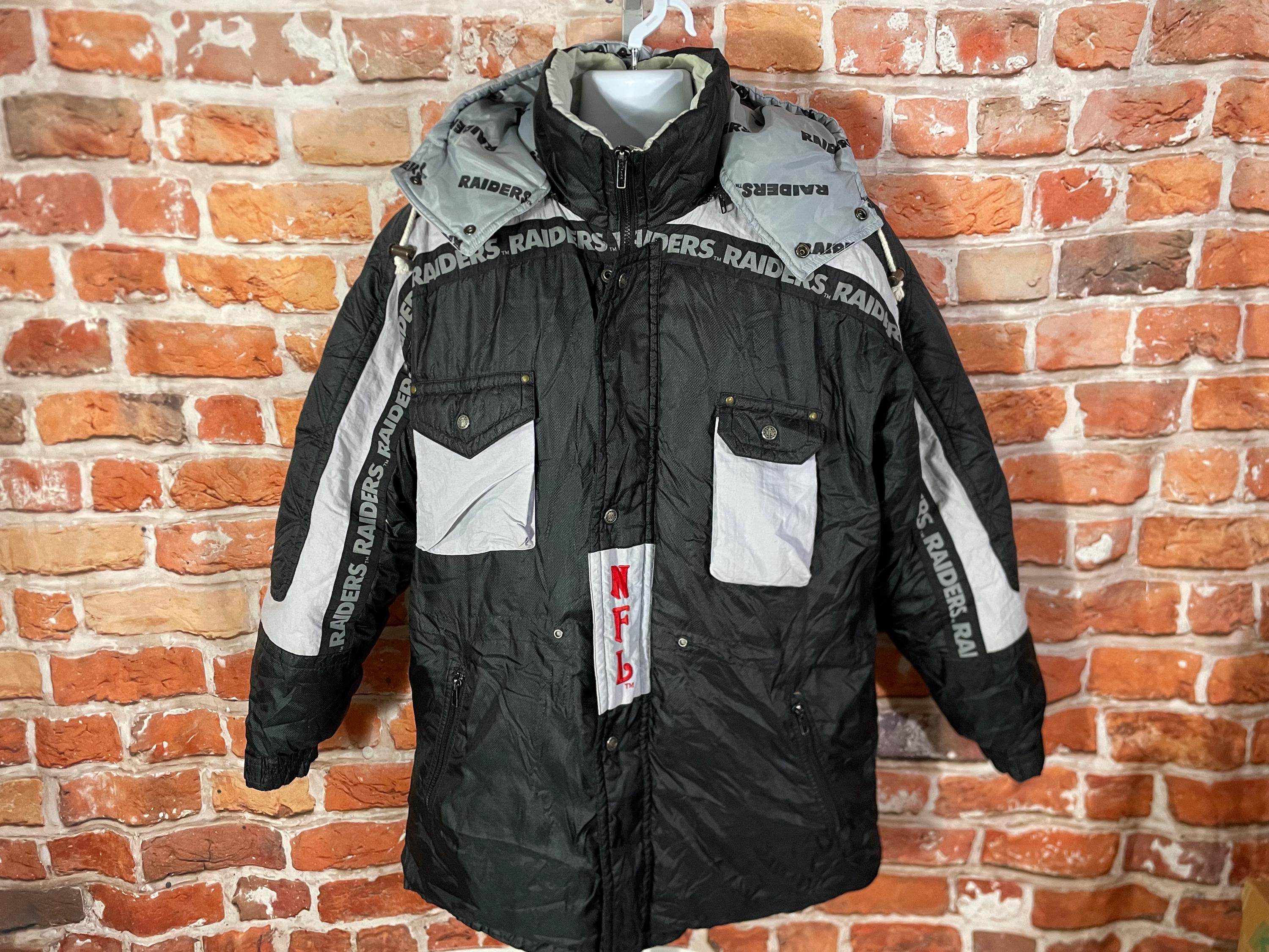 Vintage 90s Triple Fat Goose LA Raiders Jacket Fits L/XL Down