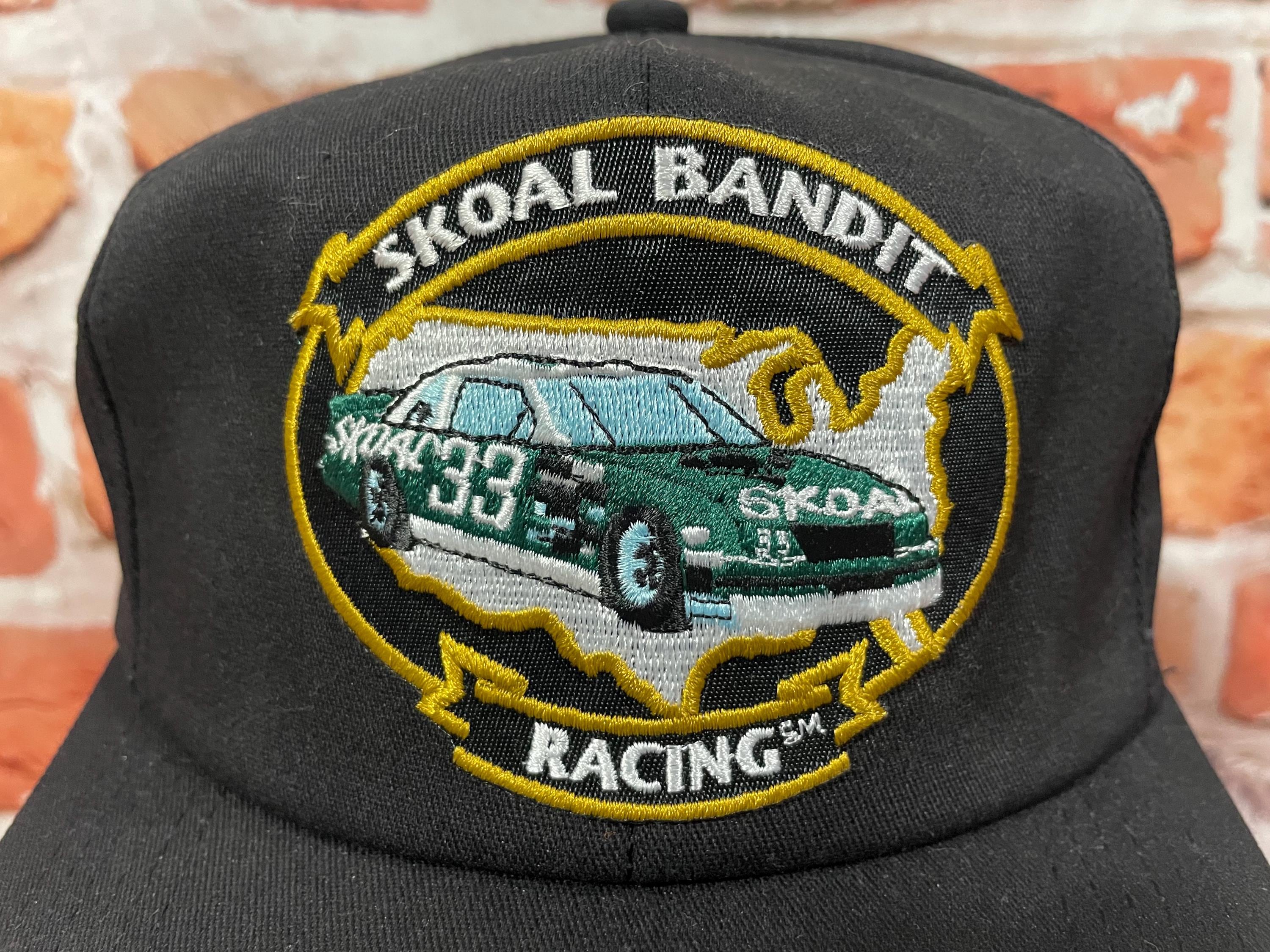 Vintage Skoal Bandit Racing K Product Snapback Hat 90s 80s Trucker