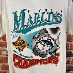 Florida Marlins Shirt Vintage - Etsy