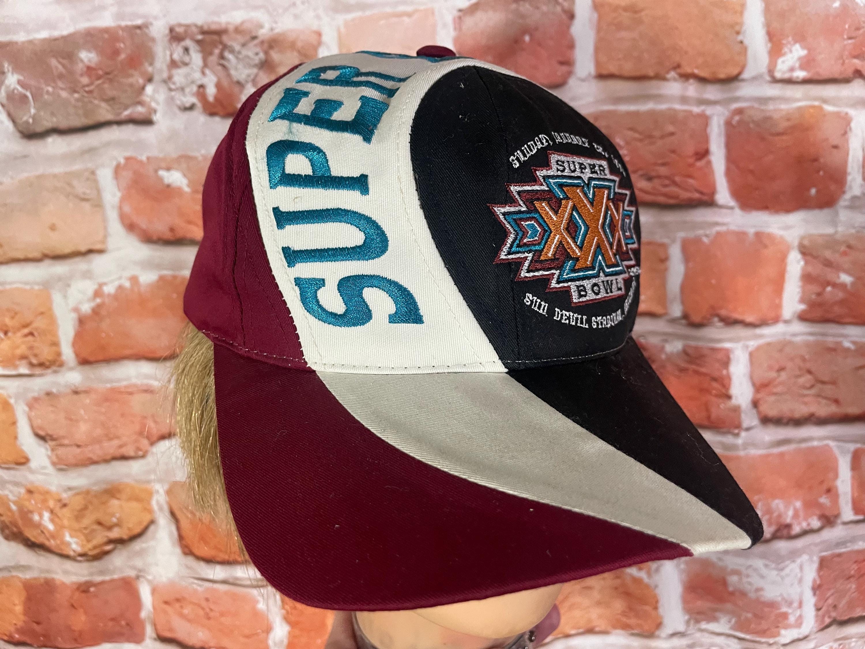 Vintage Super Bowl 30 Eastport Swirl Snapback 90s Hat Dallas