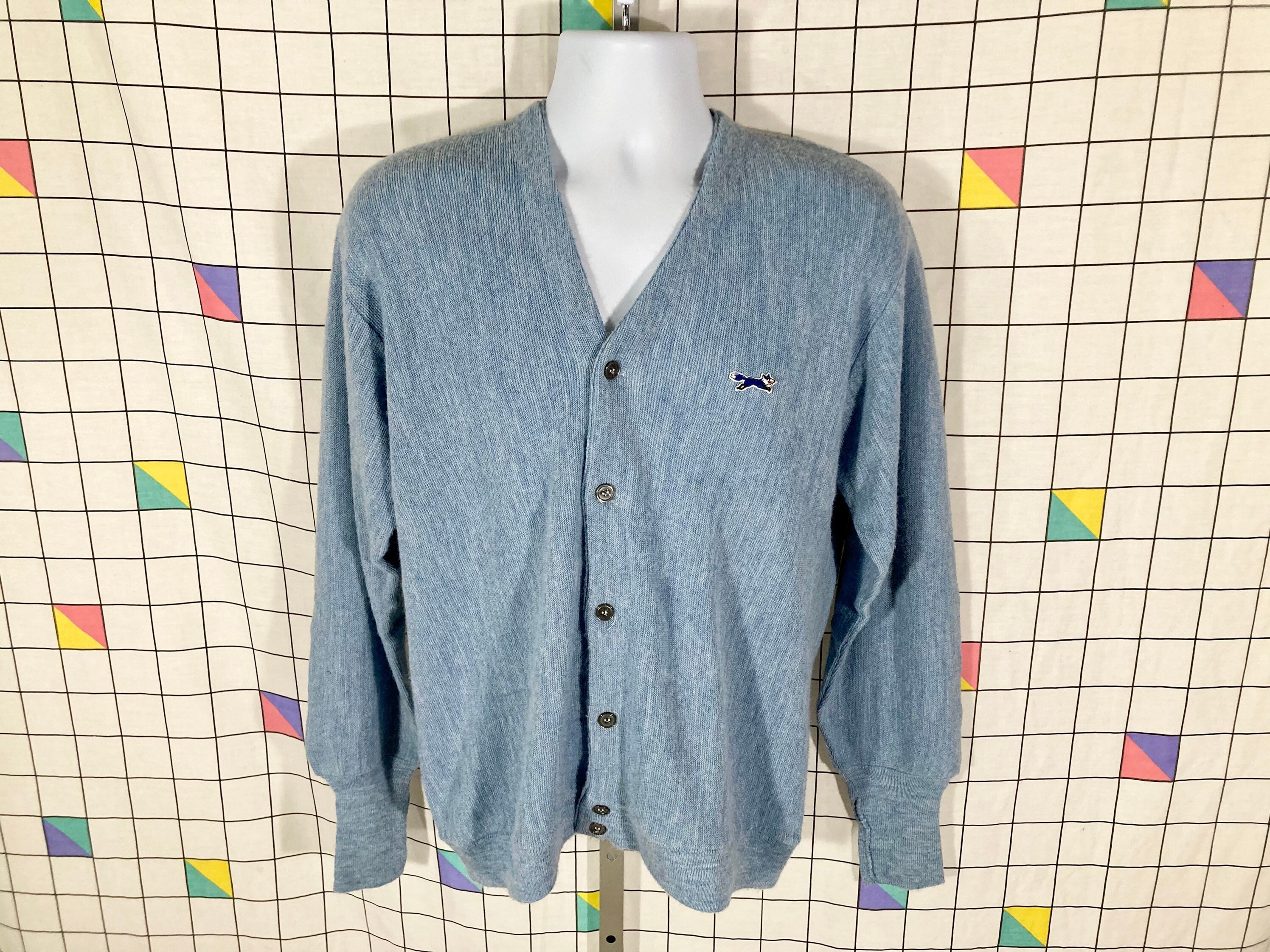 Vintage 80s Jcpenney Fox Cardigan 
